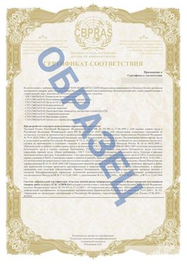 Образец Приложение к СТО 01.064.00220722.2-2020 Магнитогорск Сертификат СТО 01.064.00220722.2-2020 